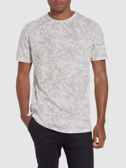 Beige camo tee